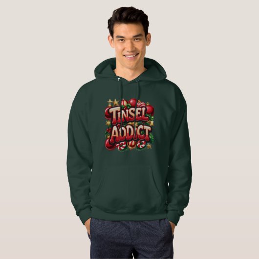Tinsel Addict Fun Hoodie (Vorne ganz)