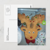 Tinsel Deer Postkarte (Vorne/Hinten)