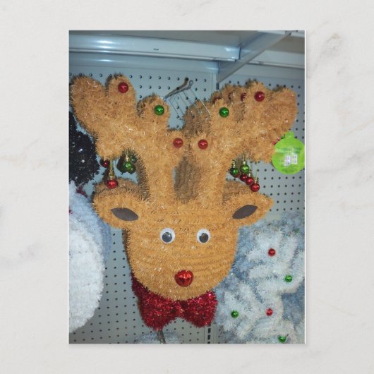 Tinsel Deer Postkarte (Vorderseite)