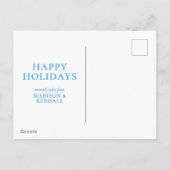 Tinsel & Glow Feiertagspostkarte (Rückseite)