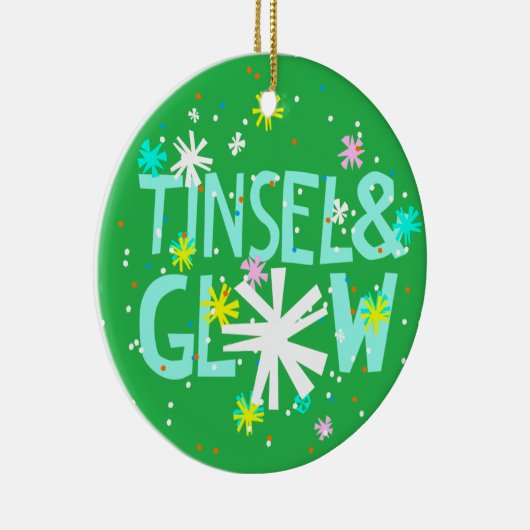 Tinsel & Glow Keramik Ornament (Rechts)