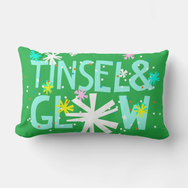 Tinsel & Glow Lendenkissen (Vorderseite)
