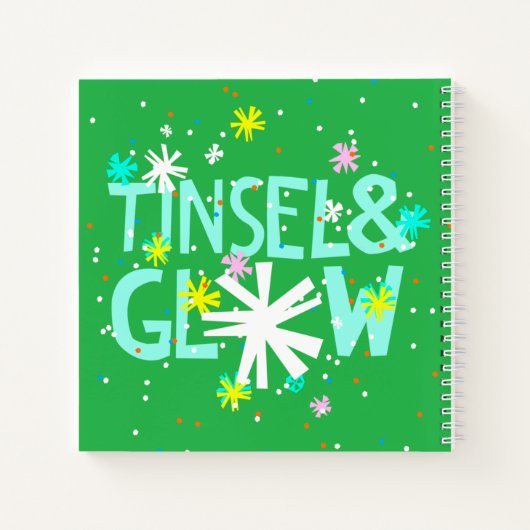 Tinsel & Glow Notizblock (Rückseite)