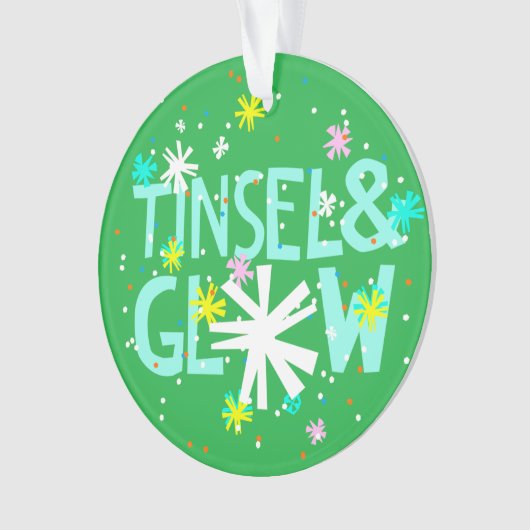 Tinsel & Glow Ornament (Vorderseite)