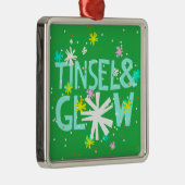 Tinsel & Glow Ornament Aus Metall (Rechts)