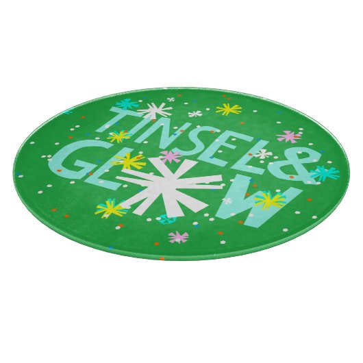 Tinsel & Glow Schneidebrett (Ecke)