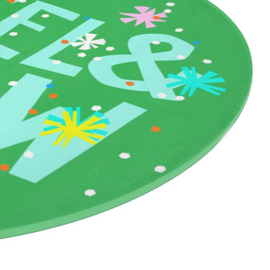 Tinsel & Glow Schneidebrett (Ecke)