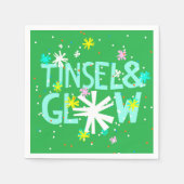 Tinsel & Glow Serviette (Vorderseite)