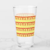 Tinsel HO HO HO Red Glas (Vorderseite)