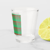Tinsel HO HO HO Red Schnapsglas (Rechts)