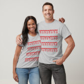 Tinsel HO HO HO (rot) T-Shirt (Unisex)