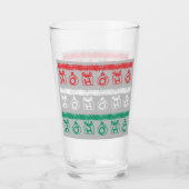 Tinsel HO HO HO (Tri Color) Glas (Vorderseite)