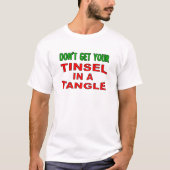 Tinsel in einem zwicken Funny-Hemd T-Shirt (Vorderseite)