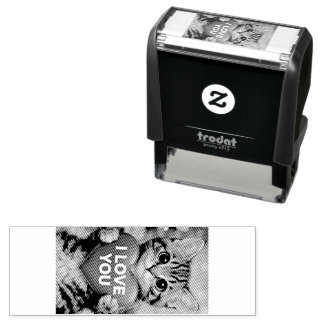 Tinsel-Stempel "Ich liebe dich" Permastempel