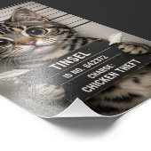 Tinsel the Christmas Kitten Fotodruck (Ecke)