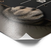 Tinsel the Christmas Kitten Fotodruck (Ecke)