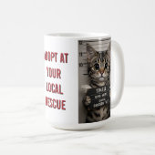 Tinsel the Christmas Kitten Kaffeetasse (VorderseiteRechts)