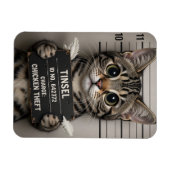 Tinsel the Christmas Kitten Magnet (Horizontal)