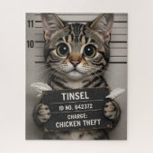 Tinsel the Christmas Kitten Puzzle (Vertikal)