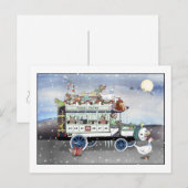 Tinsel Tours Feiertagspostkarte (Vorne/Hinten)