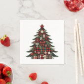 Tinsel Tree Christmas Cocktail | Feiertag Serviette (Beispiel)