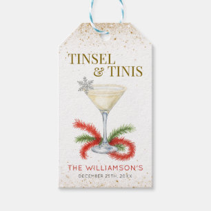 Tinsel und Tinis Weihnachtsfeier Geschenkanhänger