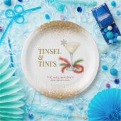 Tinsel und Tinis Weihnachtsfeier Pappteller (Party)
