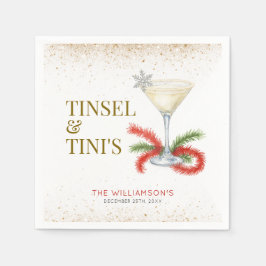 Tinsel und Tinis Weihnachtsfeier Serviette