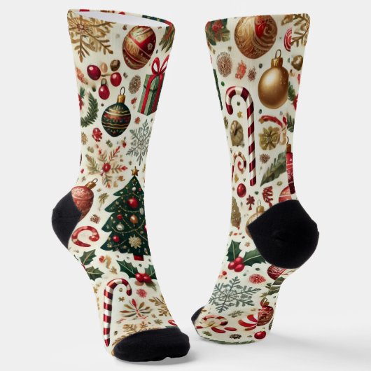 Tinsel und Twinkle Socken (Gewinkelt)