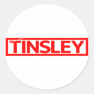 Tinsley Briefmarke Runder Aufkleber