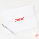 Tinsley Briefmarke Runder Aufkleber (Umschlag)