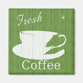 Tintable Weathering Fresh Coffee Sign Magnet
