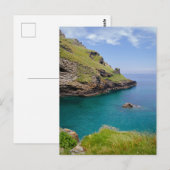 Tintagel Cornwall Seascape Postkarte (Vorne/Hinten)