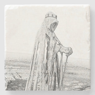 Tintagel King Arthur Monument Cornwall Steinuntersetzer