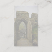 Tintagel Schloss Visitenkarte (Rückseite)