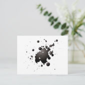 Tinte 3d platsch postkarte (Stehend Vorderseite)