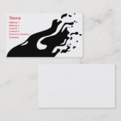 Tinte Abstrakt - Business Visitenkarte (Vorne/Hinten)