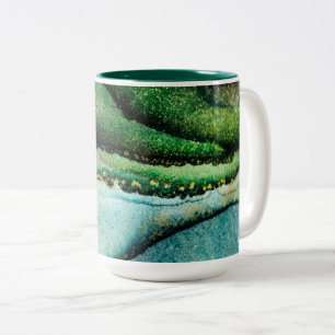 Tinte-Alkohol-Zweifarben-Kaffeetasse Zweifarbige Tasse
