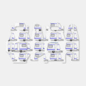 Tinte Anhänger Sinti und Roma Caravan Thunder_Cove Geschenkschachtel (Ungefaltet)