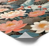 Tinte auf Reispapier traditionelle japanische Land Poster (Ecke)