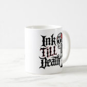 Tinte bis Tod Kaffeetasse (VorderseiteRechts)