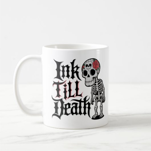 Tinte bis Tod Kaffeetasse (Links)