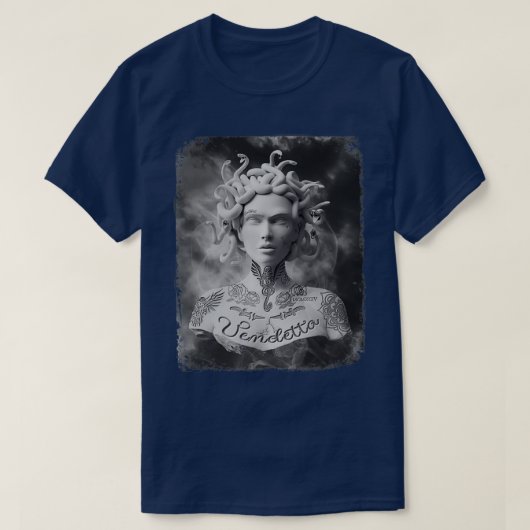Tinte Carved Medusa T-Shirt (Design vorne)