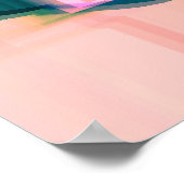 "Tinte" Digitale Abstrakte Kunst Poster (Ecke)