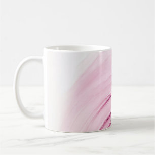 Tinte, Farbe, abstrakt. Nahaufnahme des Gemäldes. Kaffeetasse