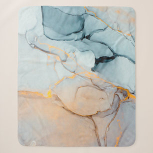 Tinte, Farbe, abstrakt. Nahaufnahme des Gemäldes. Sherpadecke