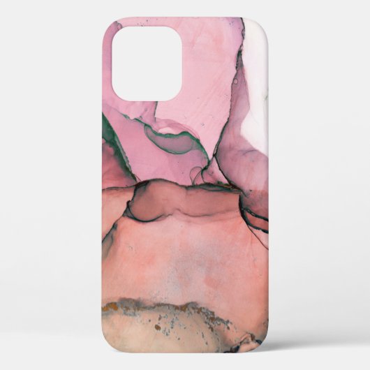 Tinte, Farbe, abstrakt. Schließen des Gemäldes. Co Case-Mate iPhone Hülle (Rückseite)