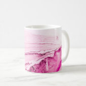 Tinte, Farbe, abstrakt. Schließen des Gemäldes. Co Kaffeetasse (VorderseiteRechts)