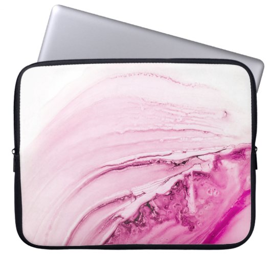 Tinte, Farbe, abstrakt. Schließen des Gemäldes. Co Laptopschutzhülle (Vorderseite)