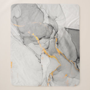 Tinte, Farbe, abstrakt. Schließen des Gemäldes. Co Sherpadecke